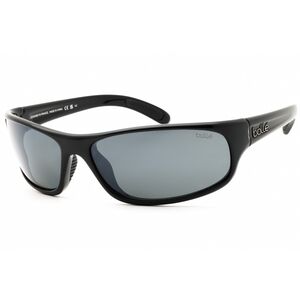 NWT Bolle Anaconda-10338 64mm Shiny Black Sunglasses